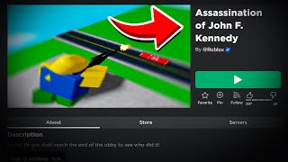 Roblox made a game on a REAL LIFE tragedy [upl. by Wernda]