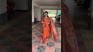 Metho okati cheppali harikachanduvlogs saree blousedesign pattusarees blousepattern shortvideo [upl. by Stokes]