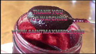 DIY Aronia Jam Recipe  Super Good And Super Easy [upl. by Ariat]