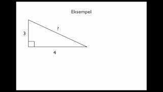 Regning med pytagoras [upl. by Cuthburt]