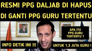 PPG DALJAB DI HAPUS DI GANTI PPG GURU TERTENTU TONTON INI PPG DALAM JABATAN RESMI DI HAPUS [upl. by Aiym521]