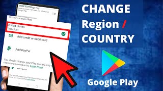 Change google play store region  How To Change Country on Google Play Store 2022 Update Aazz Ahmad [upl. by End]