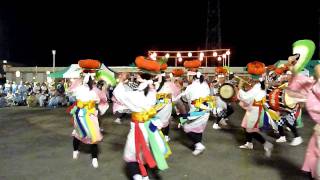 Students from Iwate Danced SansaOdori at a Festival in Tazawako Akita Prefecture [upl. by Hillman]