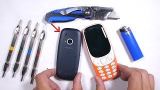 NEW Nokia 3310 Durability Test  2017 Edition [upl. by Jecon]