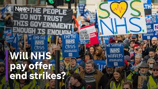 NHS strikes government Uturns with new pay offer [upl. by Nwahsit]