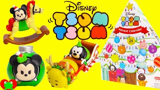 24 Disney Tsum Tsum 2016 Advent Calendar Surprises [upl. by Aurelius]