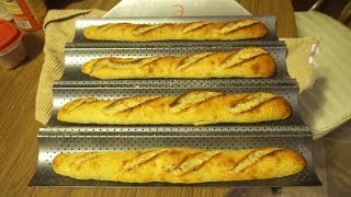 Nonstick French Bread Baguette Pan Review [upl. by Oicnecserc]