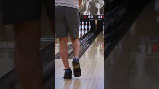 Two Handed Bowling Footwork  Slow Motion [upl. by Athiste664]