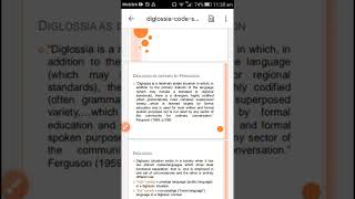 diglossia definitionexamlesfunctions and characteristics comment for complete lecture [upl. by Nevada]