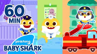 Baby Shark What Do You Want to Be  Compilation  Hero Police amp Doctor  Baby Shark Official [upl. by Berne703]