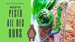 PESTO À LAIL DES OURS la recette [upl. by Ecirahc]