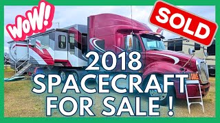 2018 Spacecraft For Sale 48 ft Toy Hauler with Solar [upl. by Eilrebma]