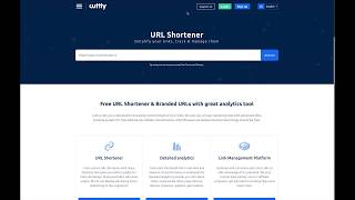 Cuttly A FREE Custom URL Shortener Demo Use Your Own Domain [upl. by Thorlay]