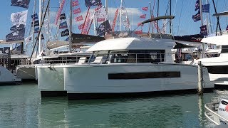 Fountaine Pajot 37 Power catamaran 2019  Walkthrough [upl. by Arahset]