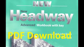 Download New Headway Advanced New Edition Workbook [upl. by Lucey15]