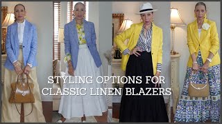 CLASSIC LINEN BLAZERS FROM TALBOTS [upl. by Enitsirt]