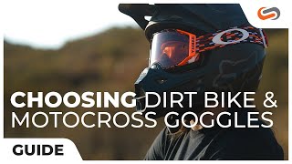 Buyers Guide to Choosing the Best Dirt Bike amp Motocross Goggles  SportRx [upl. by Assirroc]