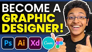 How to Become a Graphic Designer  Everything About Graphic Design  Salary Free Courses [upl. by Yrannav833]