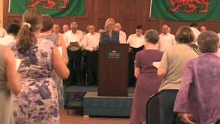 Welsh Hymn Aberystwyth at Gymanfa Ganu at Festival of Wales [upl. by Nevram]