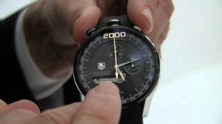 Tag Heuer Mikrogirder 2000 510000th of a Second Chronograph Watch Demonstration [upl. by Epoh901]