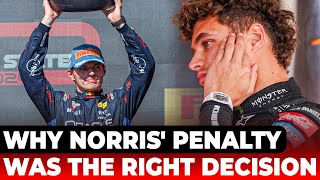 Why Norris US Grand Prix penalty was the right decision  GPFans Special [upl. by Ytinav]