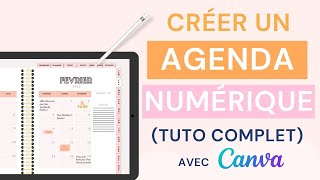Créer son agenda numérique gratuitement pour Android ou Apple planner numérique [upl. by Sayles]