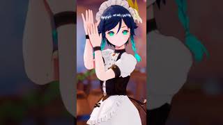 【原神 Genshin Impact MMD】 MOMOLAND  Thumbs up 【Maid Venti 】 [upl. by Enamrej]