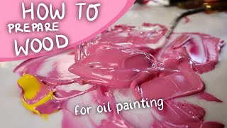 How to PREPARE WOOD for PAINTING  The fun fast and cheap way  AlaiGanuza [upl. by Deckert582]