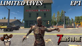 Taking Back My House  7 Days To Die Butcher Pete Challenge Series  Ep1 [upl. by Eislel]