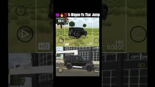 🔥👿💯GWagon Vs Thar Jump  Gaming  🔥😨 trending viral shorts  Indian Vehicles Simulator 3D [upl. by Ahc227]