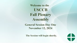 USCCB Fall Plenary Assembly Public Session Baltimore Maryland  Day One [upl. by Cicely667]