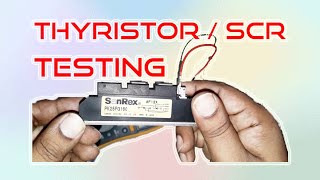 𝙏𝙝𝙮𝙧𝙞𝙨𝙩𝙤𝙧 𝙤𝙧 𝙎𝘾𝙍 𝙏𝙚𝙨𝙩𝙞𝙣𝙜 𝙋𝙧𝙤𝙘𝙚𝙙𝙪𝙧𝙚  Procedure to Test the Thyristor with the help of Multimeter [upl. by Werner]