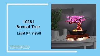 Yeabricks Light kit Install in the Lego Bonsai Tree 10281 [upl. by Ursel]