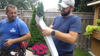 Replacing Residential Eavestroughs and Downspouts [upl. by Kelton]