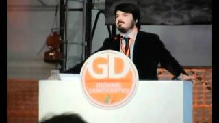 Congresso Giovani Democratici intervento di Andrea Casu  Youdem Tv [upl. by Thrift958]