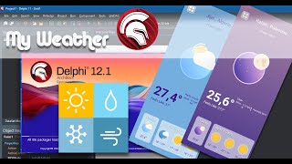 MyWeather android app using Dephi 121 PART Four [upl. by Bernard]