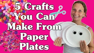 Paper Plate Crafts You Can Do While Babysitting [upl. by Eeldivad]