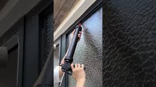 You can do it How to caulk window glasshomeimprovement windowinstallation windowglass [upl. by Halac]