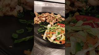 Chicken Teppanyaki teppanyaki cooking chef food japanesefood cheffood fusion [upl. by Ellenid]