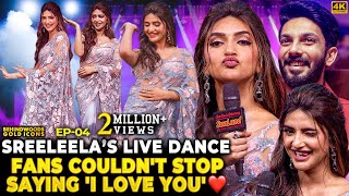 Sreeleelas 440Volt Dance Moves⚡💖Fans get ELECTRIC ZAPS Kurchi Madathapetti Hypnotizing Performance [upl. by Aleyam117]