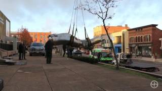 Moving a 6000 Pound Sculpture  Confederation Centre Art Gallery [upl. by Brittan]