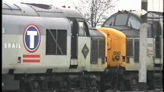 Class 37 37898 37899 Aberthaw Coal Feb 96 Full Version [upl. by Eelrebmyk]