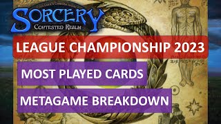 Sorcery Contested Realm  League Championship Metagame Breakdown sorcerytcg [upl. by Sukhum]