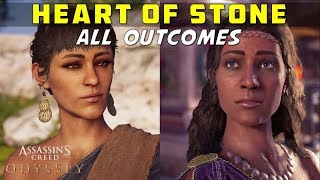 Heart of Stone Seriphos Find Love Potion Ingredients amp Every Outcome  ASSASSINS CREED ODYSSEY [upl. by Tiphane]