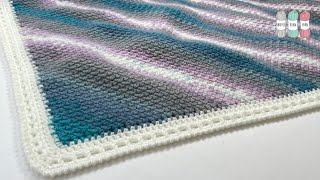 How to Crochet Corner to Corner Moss Stitch  C2C [upl. by Einnod]