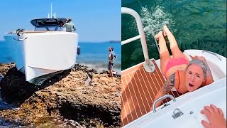 Boat Fails and Wins 2024  Best of The Week  Part 373 [upl. by Yanarp]