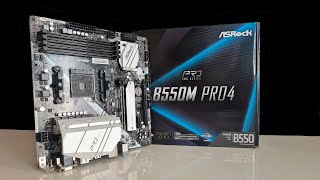 Обзор и сборка пк с ASRock b550m pro4 [upl. by Silera]