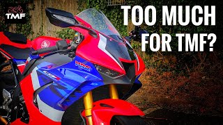 Honda CBR1000RR R Fireblade SP Review  First Ride [upl. by Raseda552]