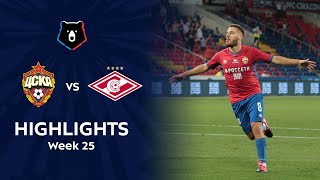 Highlights CSKA vs Spartak 20  RPL 201920 [upl. by Eagle]