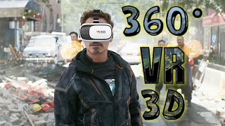 360° VR Avengers scenes Watch with VR player Escenas de Vengadores 360° VR  Ver con reproductor VR [upl. by Elpmet]